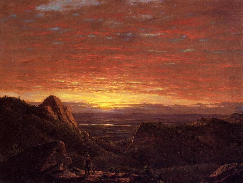 Morning, Looking East over the Hudson Valley from the Catskill Mountains, Frederic Edwin Church